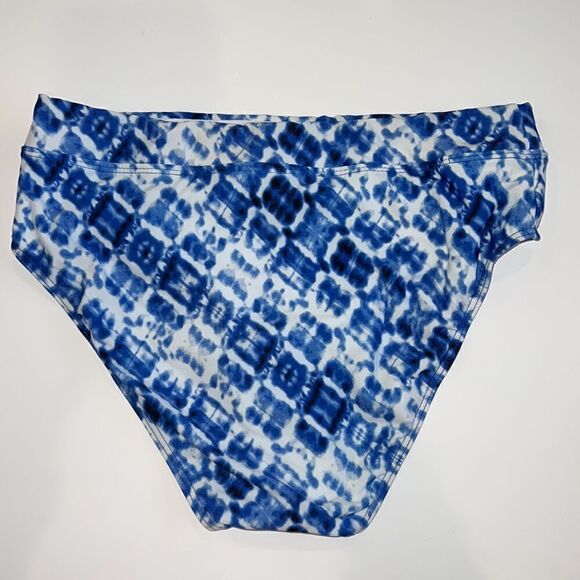 NWOT Splendid Hidden Shore High Rise Bikini Bottom Medium - Picture 4 of 10